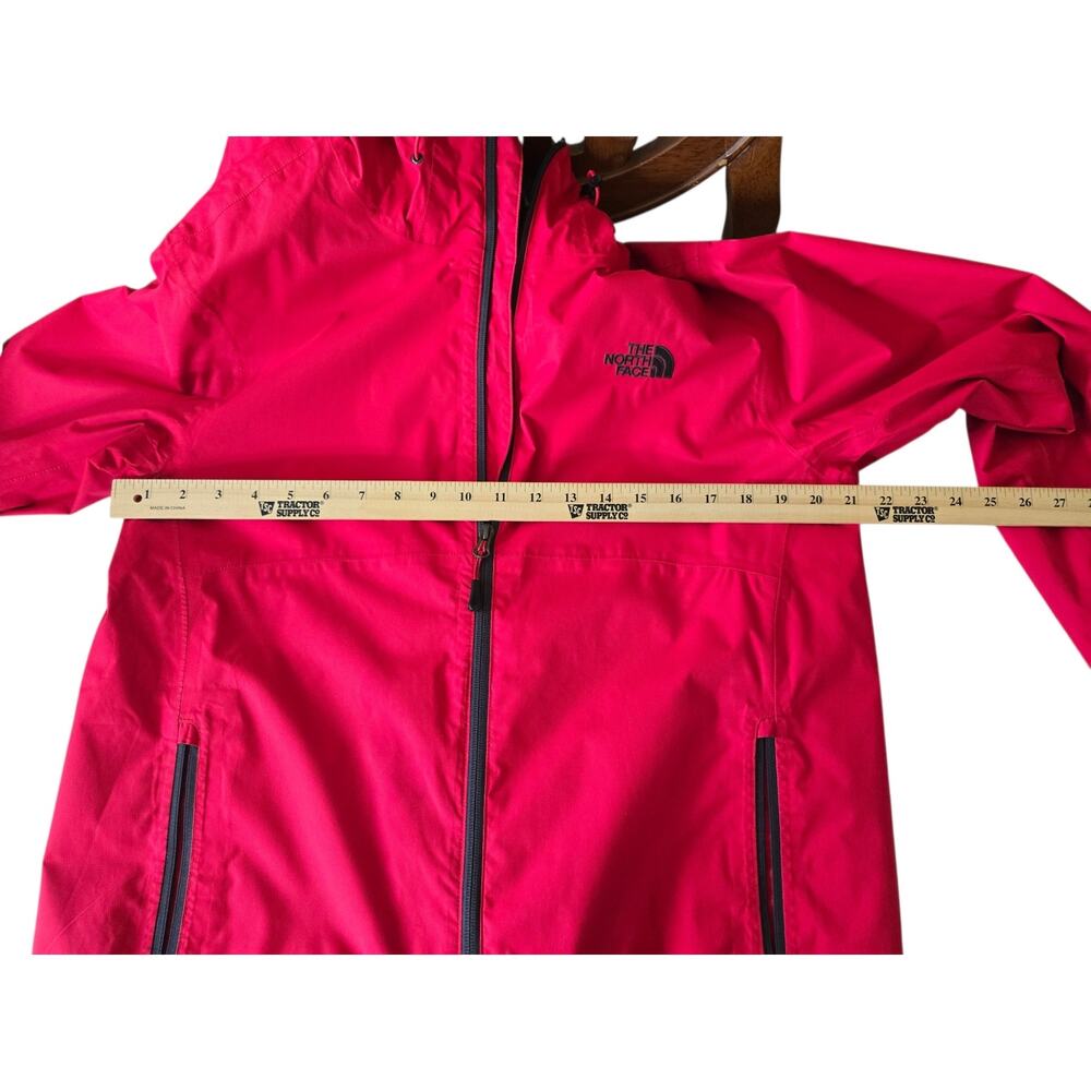 The North Face Dble Zip Lined Removable Hood Rain Jacket Size Mens S Womens M - Picture 7 of 11